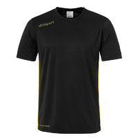 Essential Shirt Short Sleeve Black/Lime Yellow
