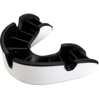OPRO Mouthguard Adult Silver - White/Black